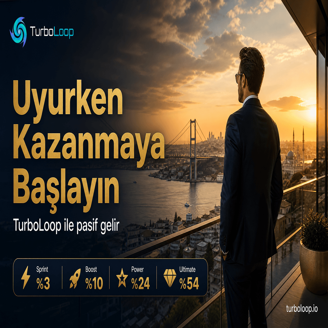 TurboLoop Türkçe kampanya banner 1 — Lifestyle & Aspiration