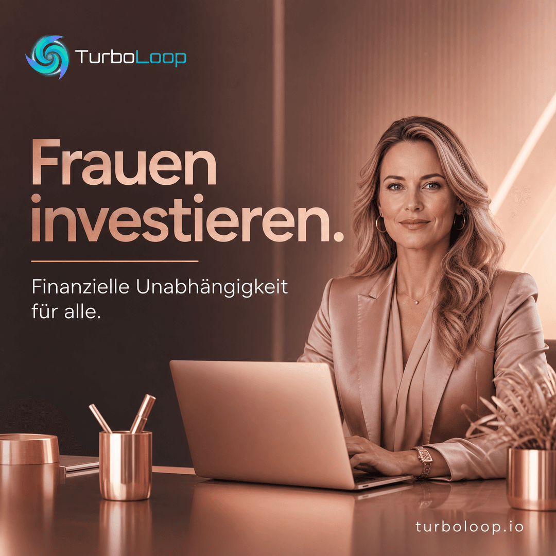 Frau Investiert — TurboLoop German Banner