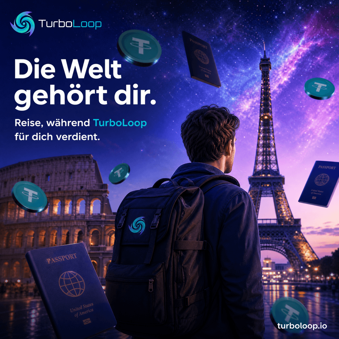 Weltreise — TurboLoop German Banner