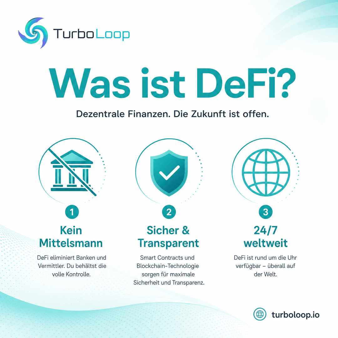 Was Ist DeFi — TurboLoop German Banner