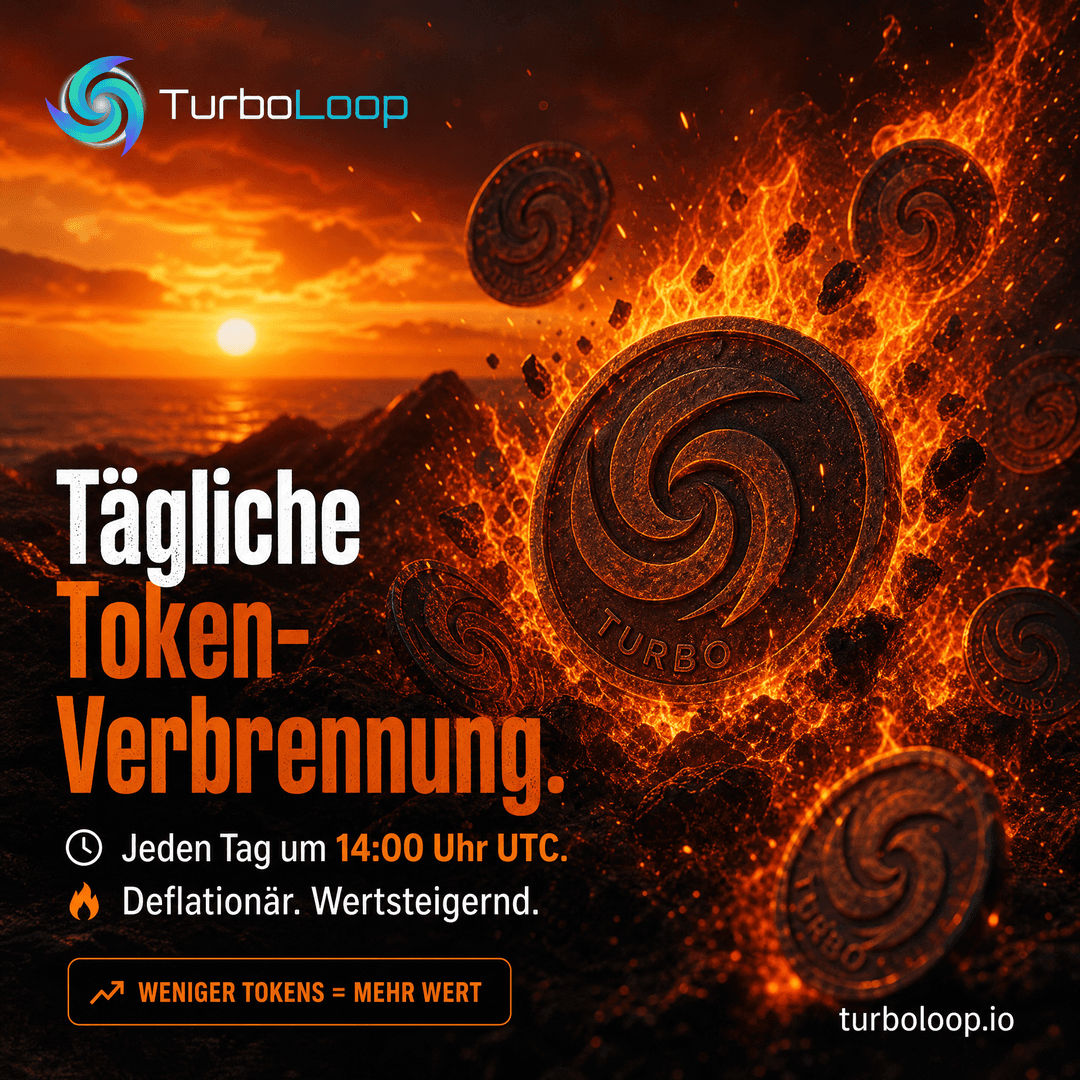 Token Burn — TurboLoop German Banner