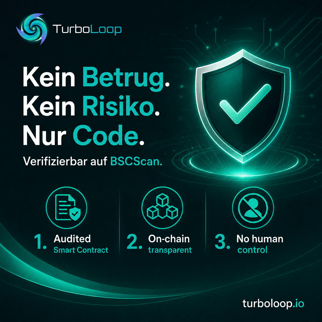 Kein Betrug — TurboLoop German Banner