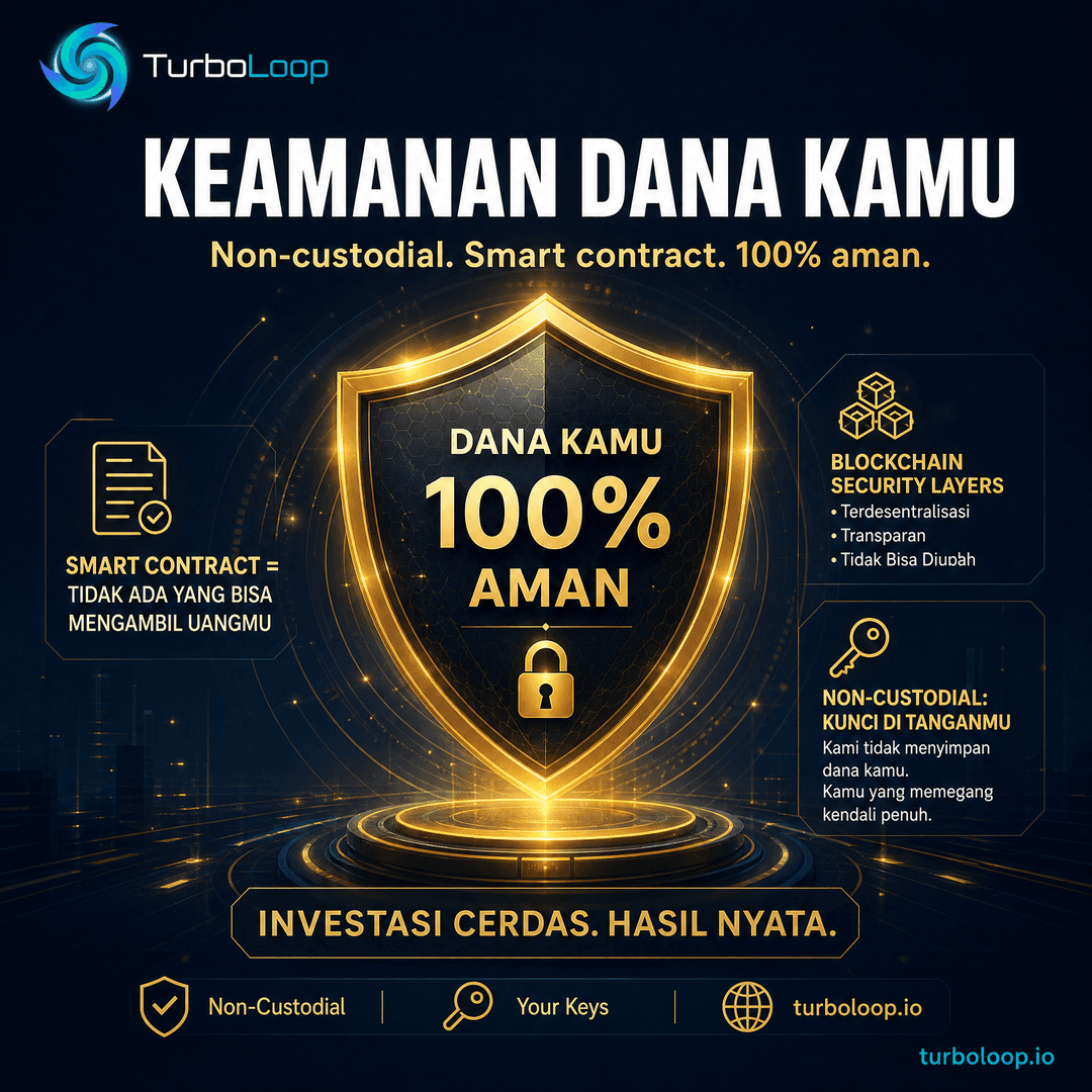 Keamanan Dana — TurboLoop Indonesian Banner