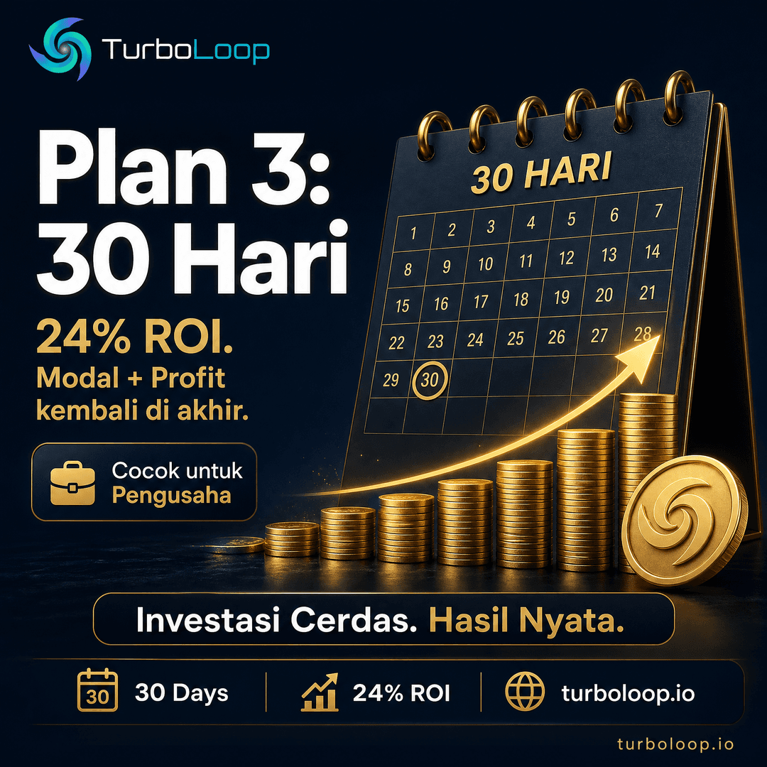 Plan3 30Hari — TurboLoop Indonesian Banner