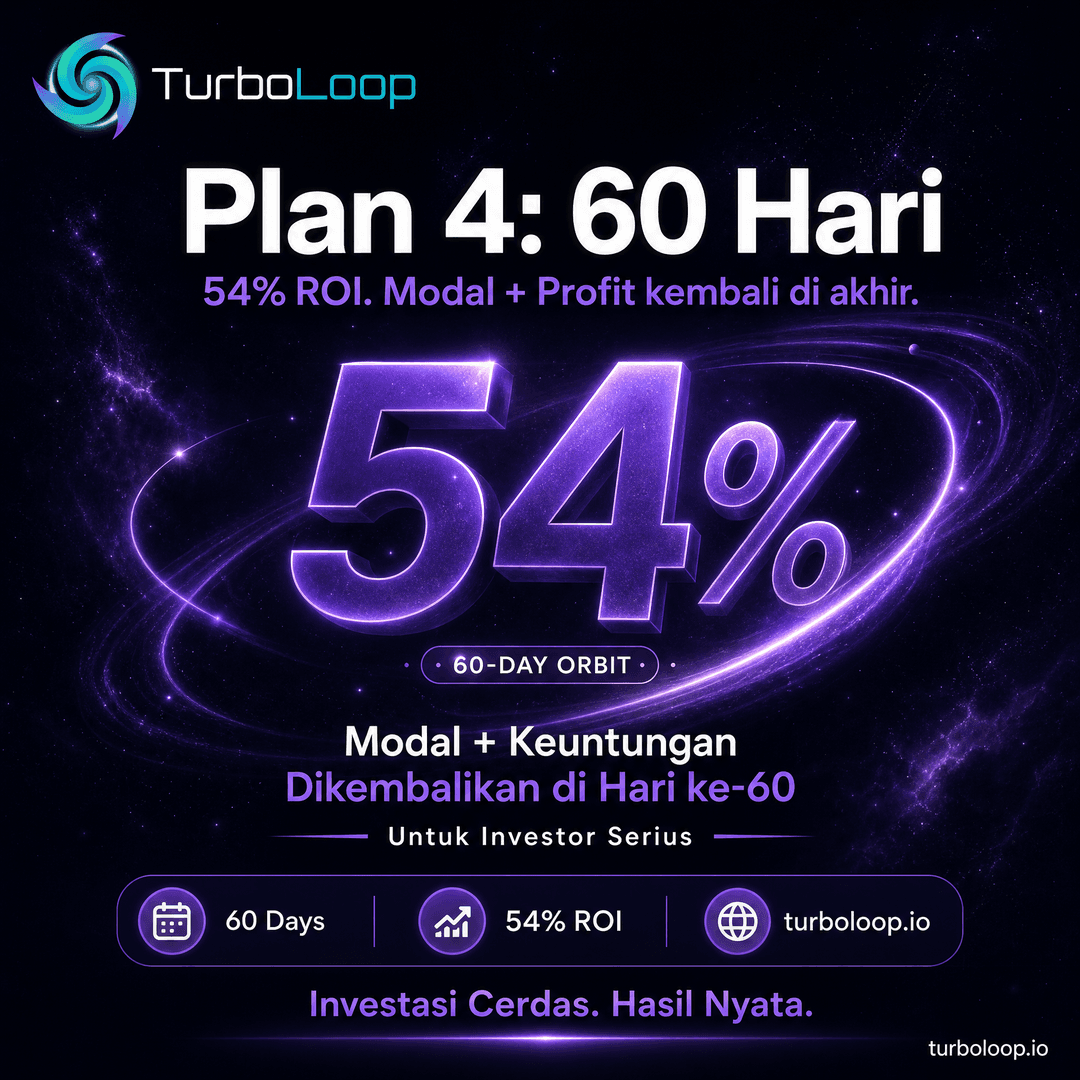 Plan4 60Hari — TurboLoop Indonesian Banner