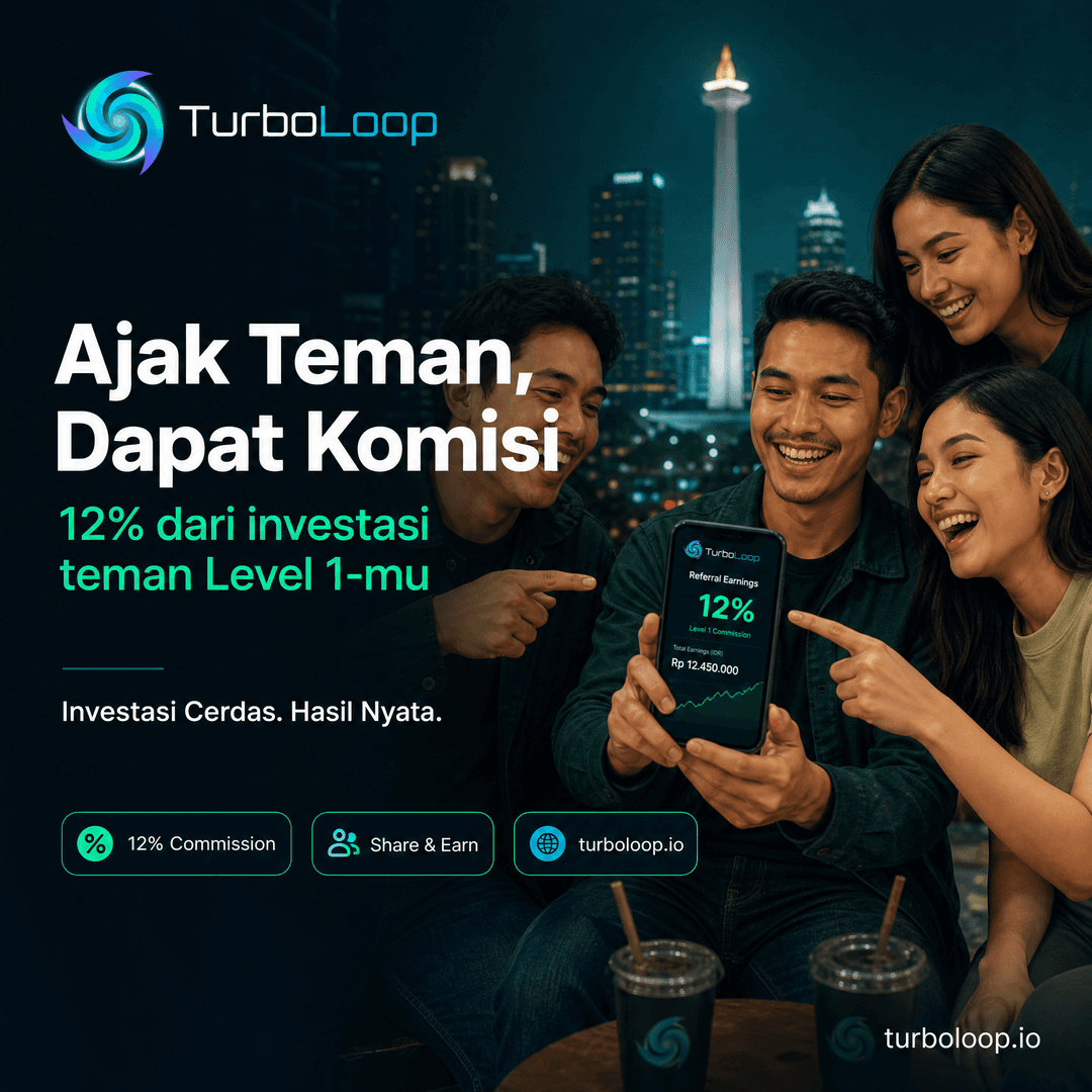 Ajak Teman — TurboLoop Indonesian Banner