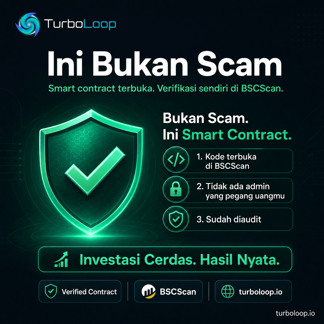 Bukan Scam — TurboLoop Indonesian Banner