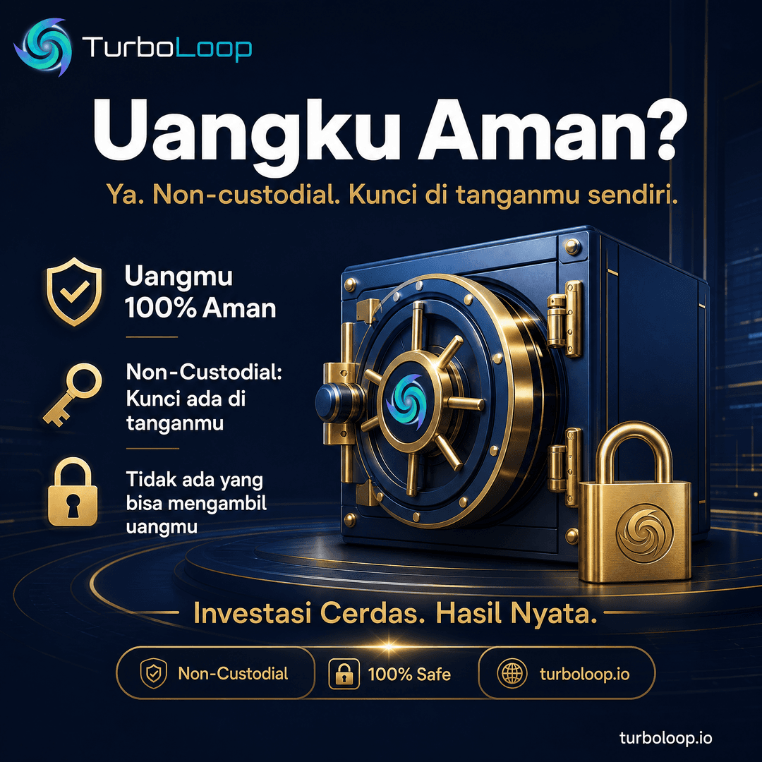 Uangku Aman — TurboLoop Indonesian Banner