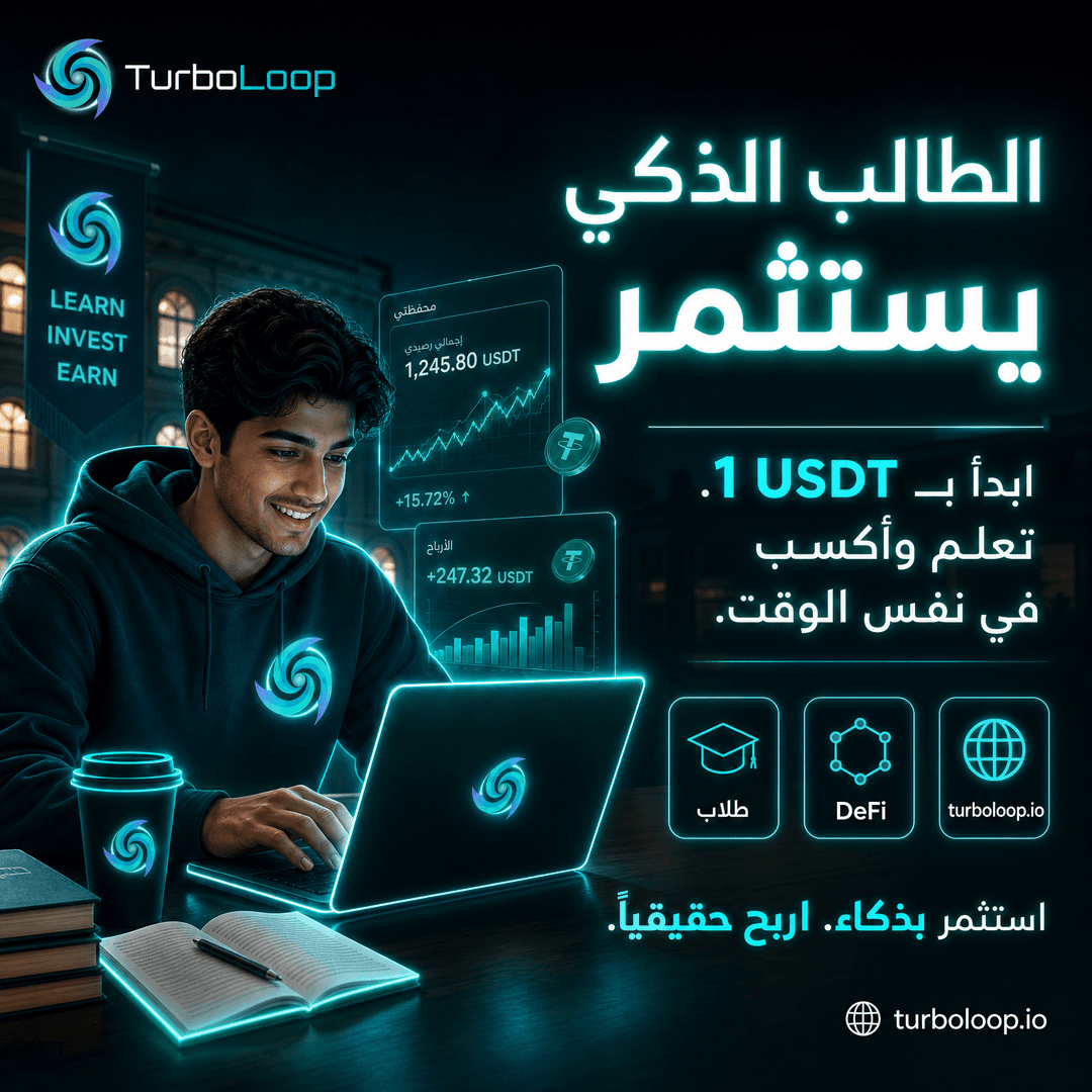 Taleb Dhaki — TurboLoop Arabic Banner