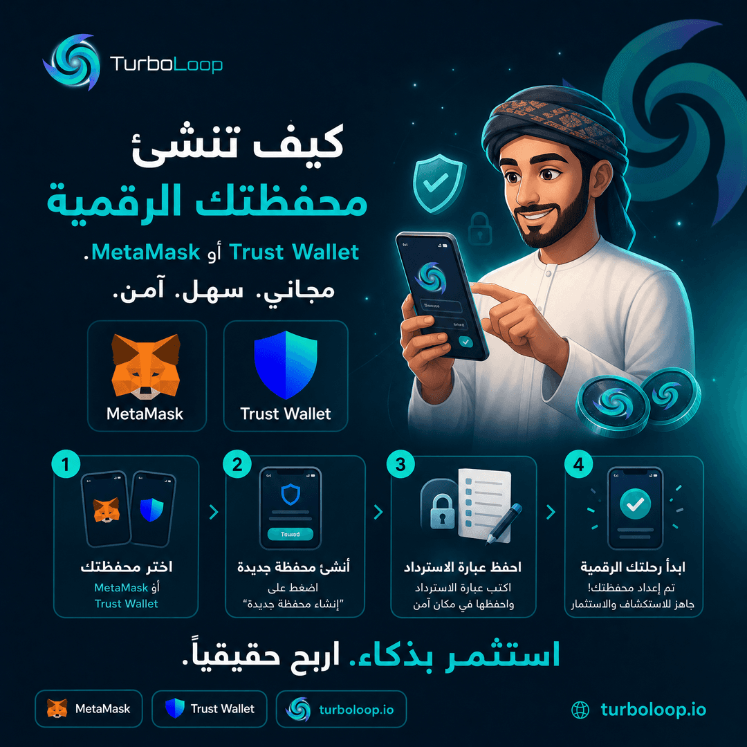 Wallet Guide — TurboLoop Arabic Banner