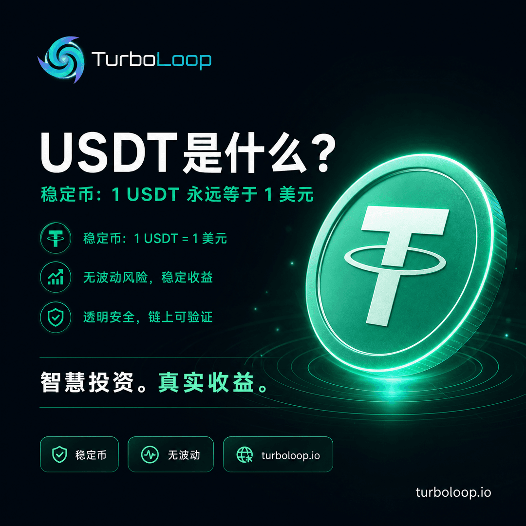 USDT Jieshao — TurboLoop Chinese Banner
