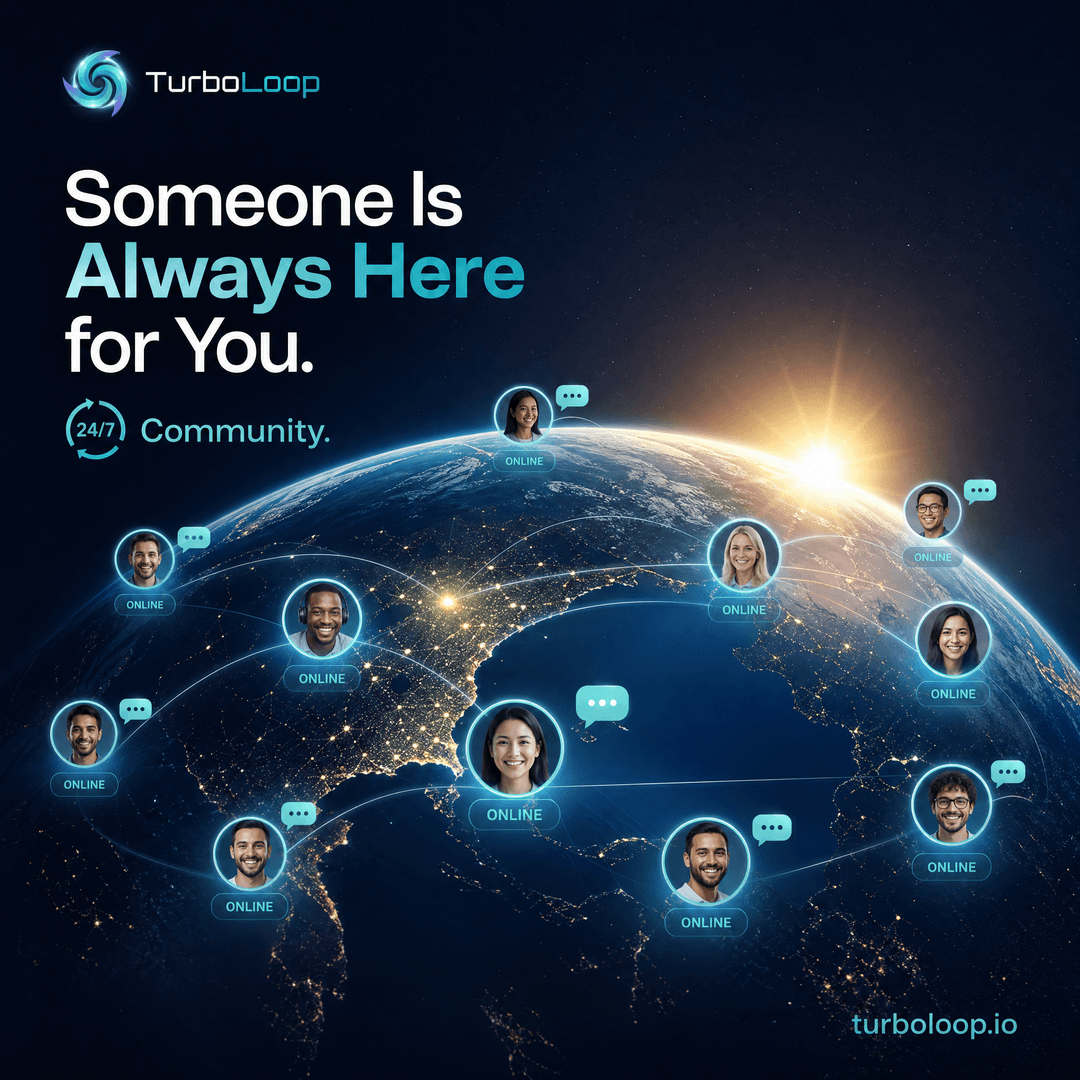 TurboLoop global community — Community 24 7 Support