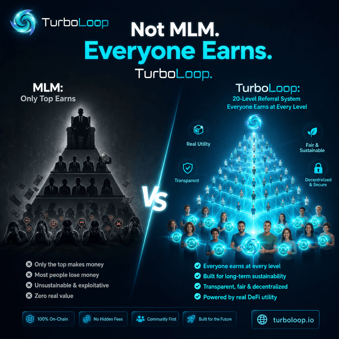TurboLoop vs traditional finance — Compare Turboloop Vs Mlm