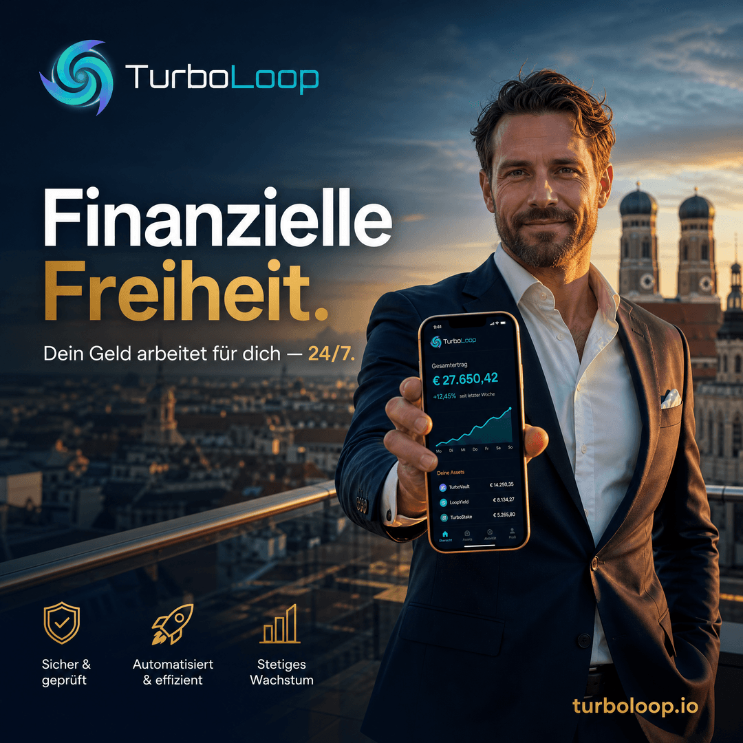Finanzielle Freiheit — TurboLoop German Banner