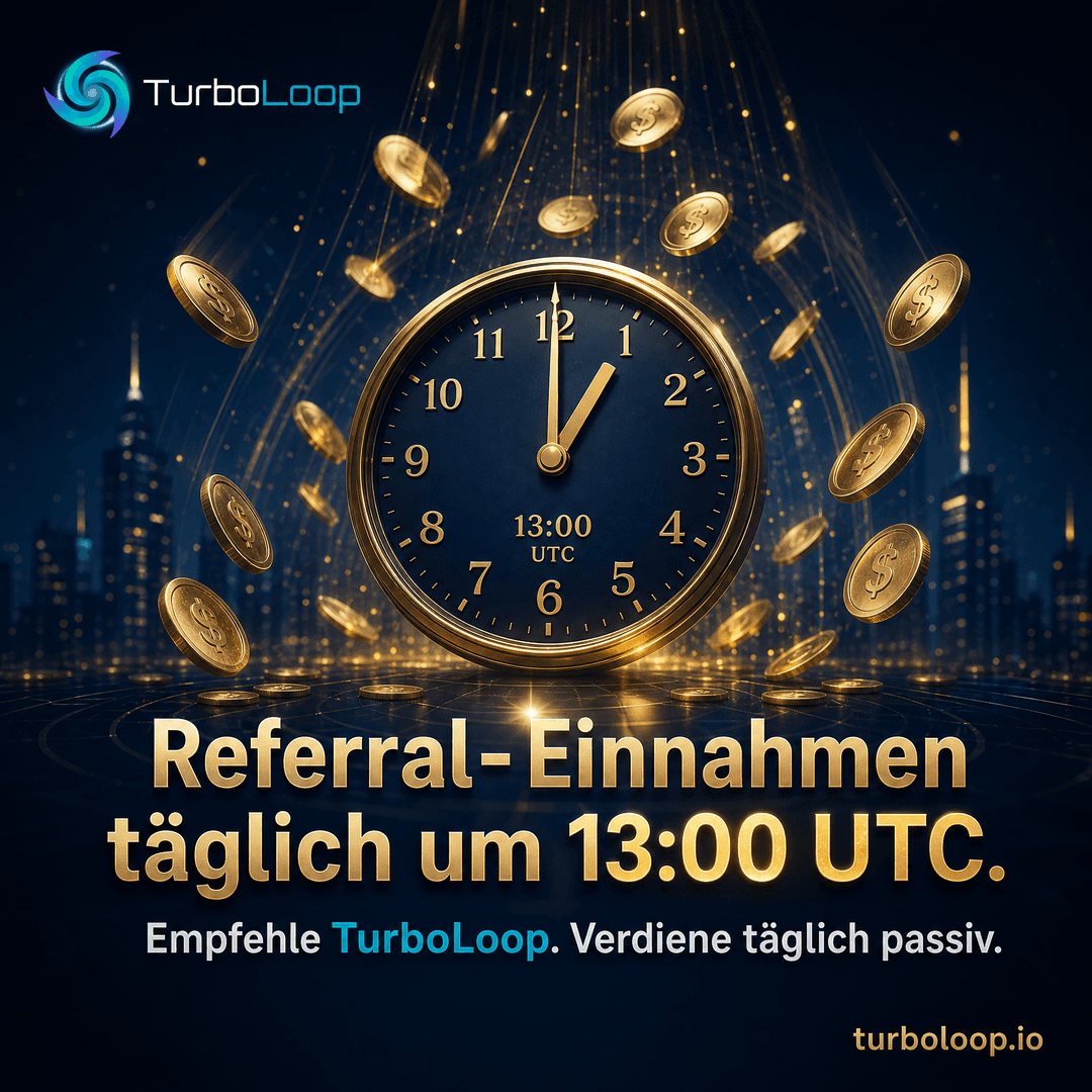 Referral Taeglich — TurboLoop German Banner