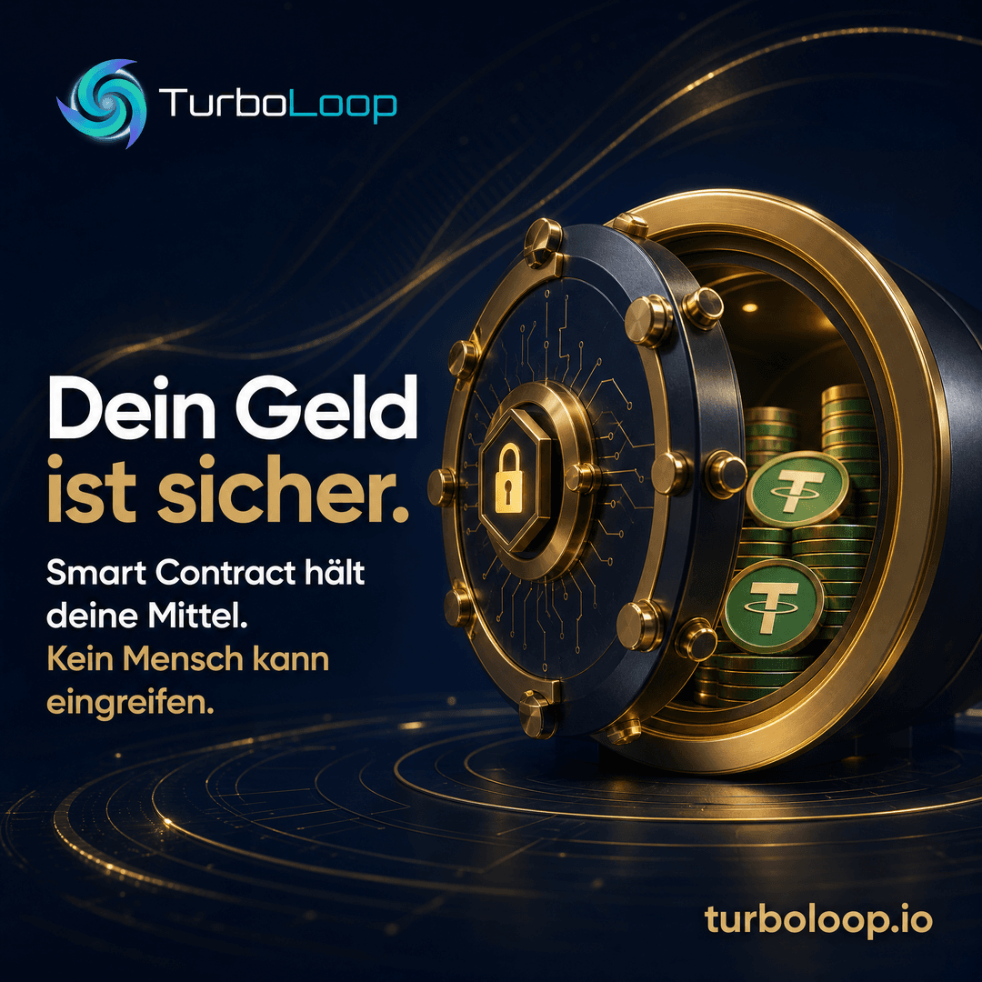 Mein Geld Sicher — TurboLoop German Banner