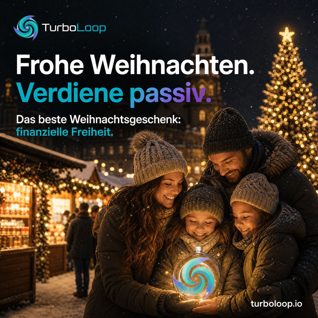 Weihnachten DeFi — TurboLoop German Banner