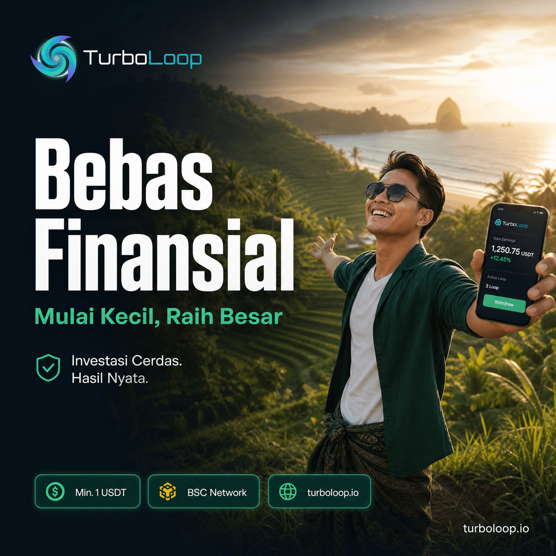 Bebas Finansial — TurboLoop Indonesian Banner