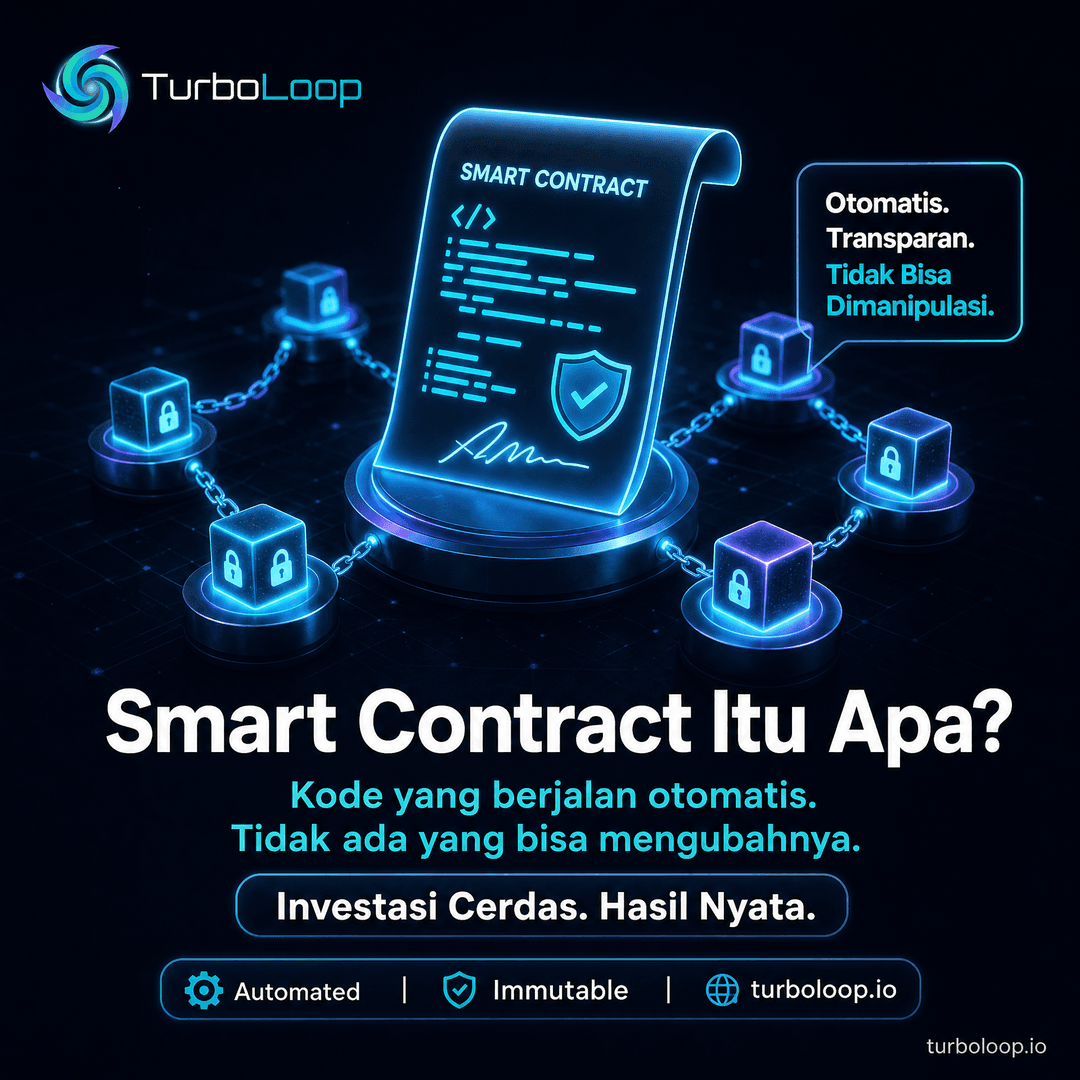 Smart Contract Explained — TurboLoop Indonesian Banner
