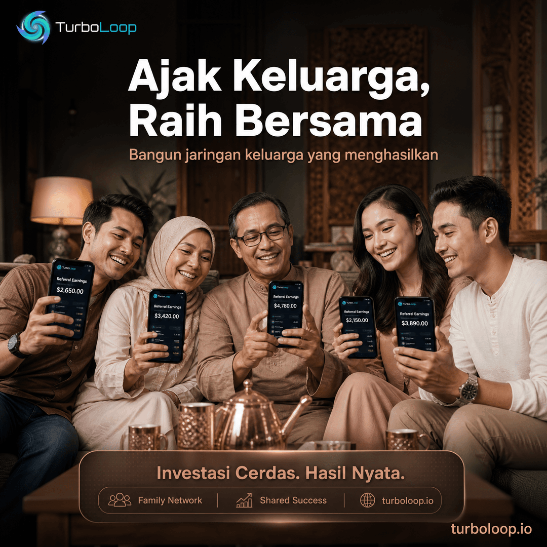 Keluarga Bersama — TurboLoop Indonesian Banner