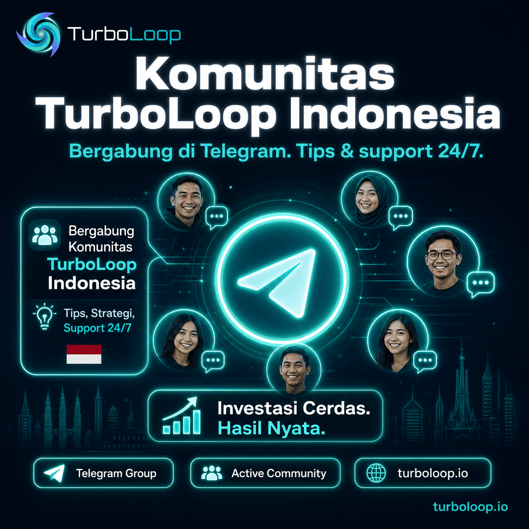 Komunitas Telegram — TurboLoop Indonesian Banner