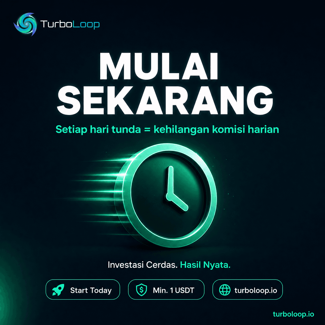 Mulai Sekarang — TurboLoop Indonesian Banner