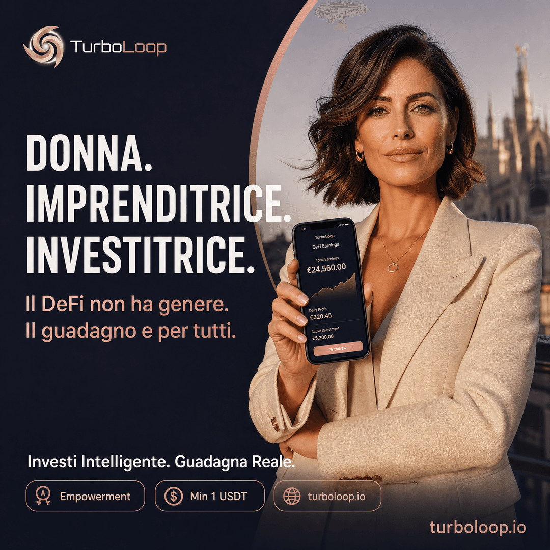 Donna Imprenditrice โ TurboLoop Italian Banner