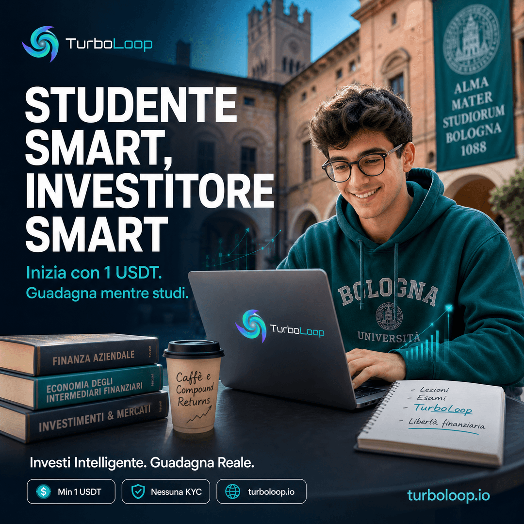 Studente Universitario โ TurboLoop Italian Banner