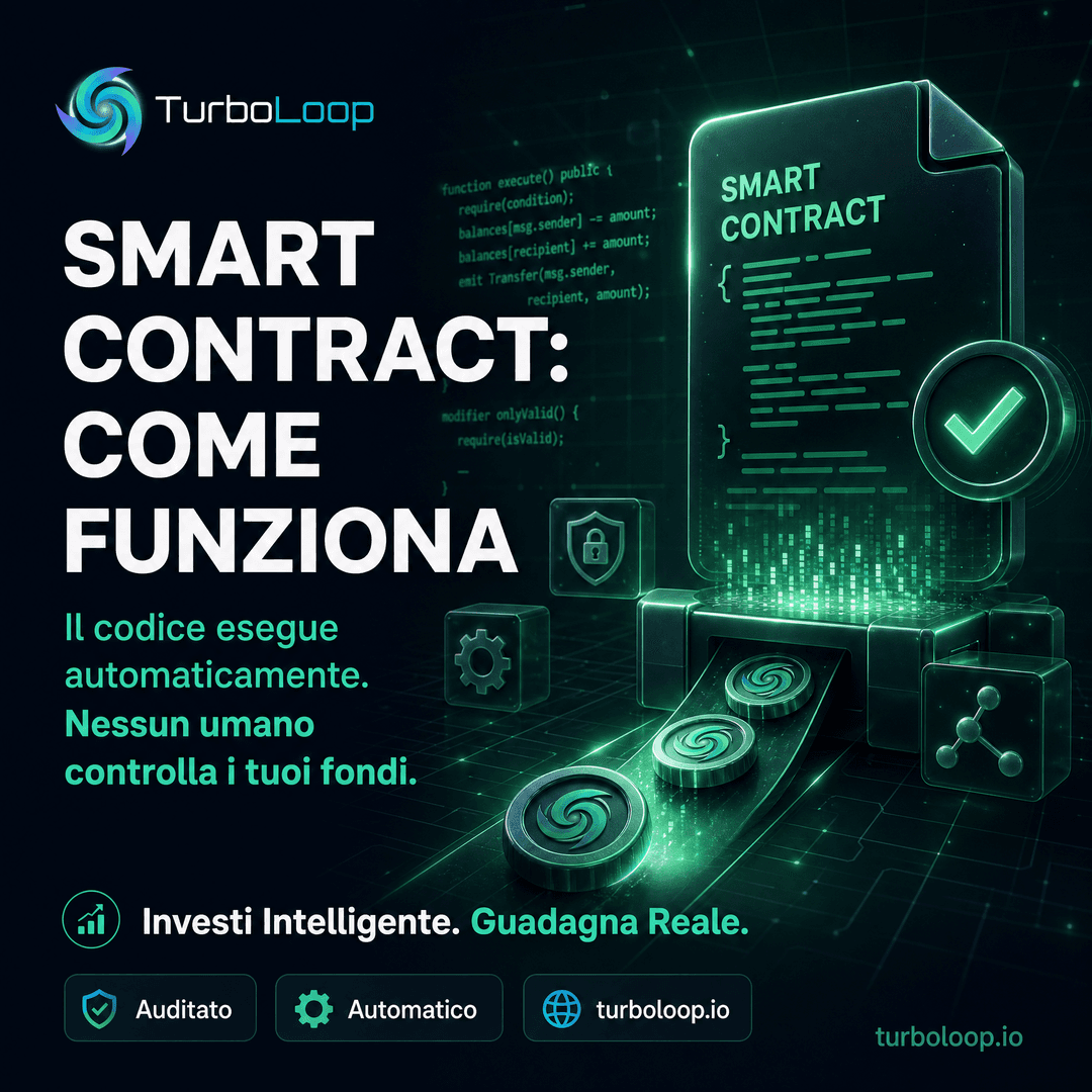 Smart Contract Spiegato โ TurboLoop Italian Banner