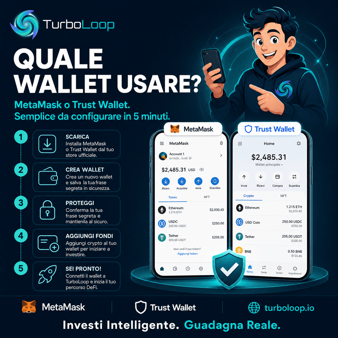 Guida Wallet โ TurboLoop Italian Banner