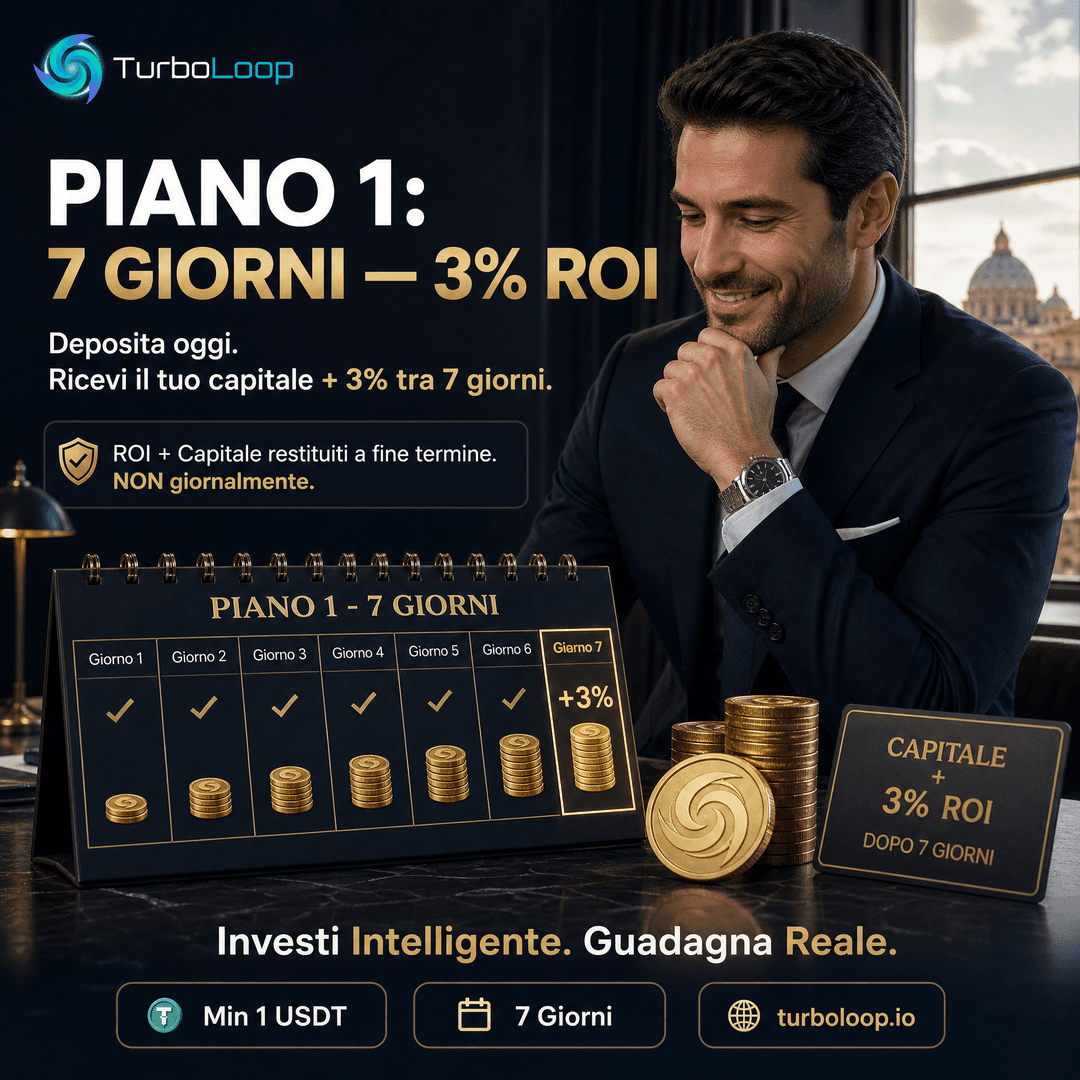Piano1 7Giorni โ TurboLoop Italian Banner