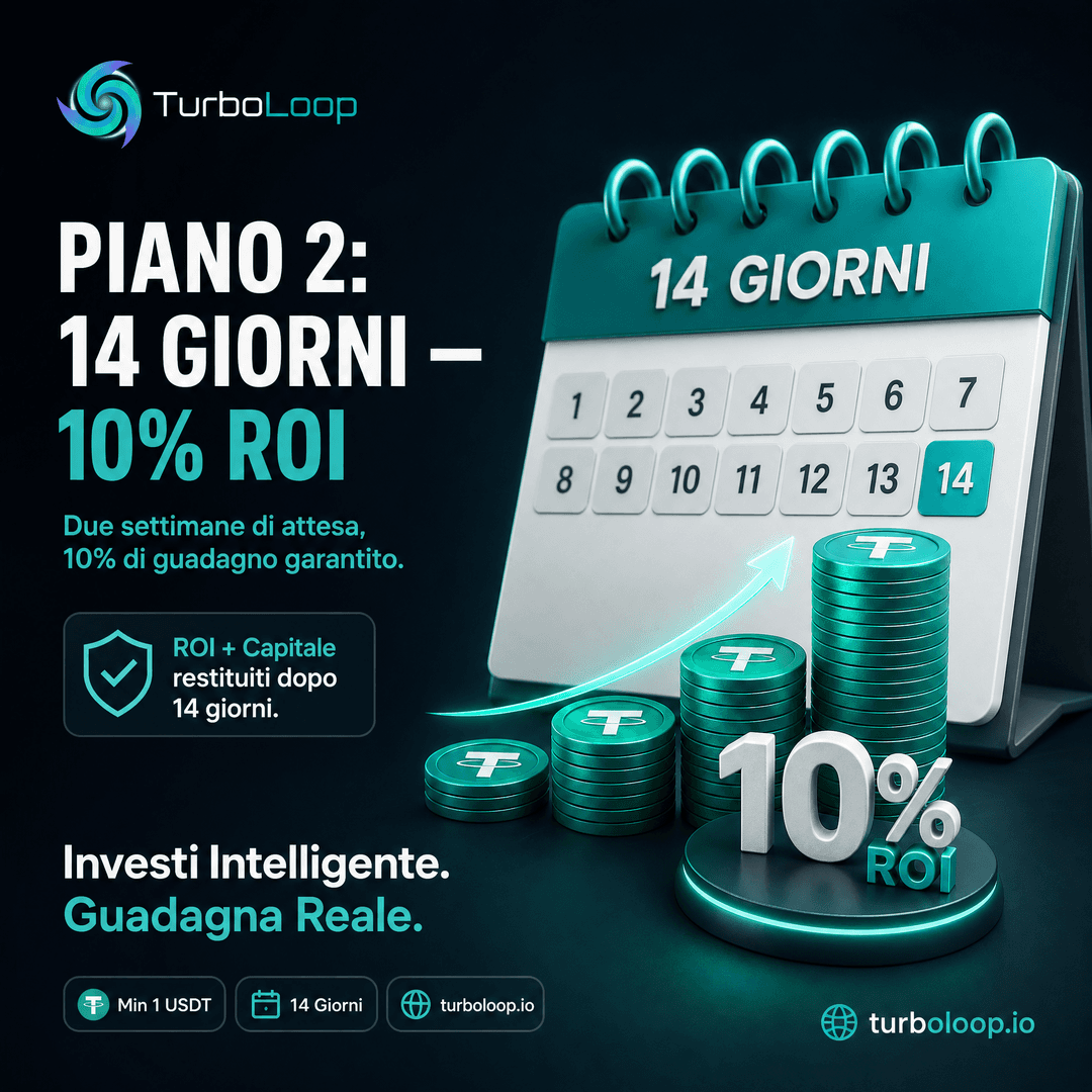 Piano2 14Giorni โ TurboLoop Italian Banner