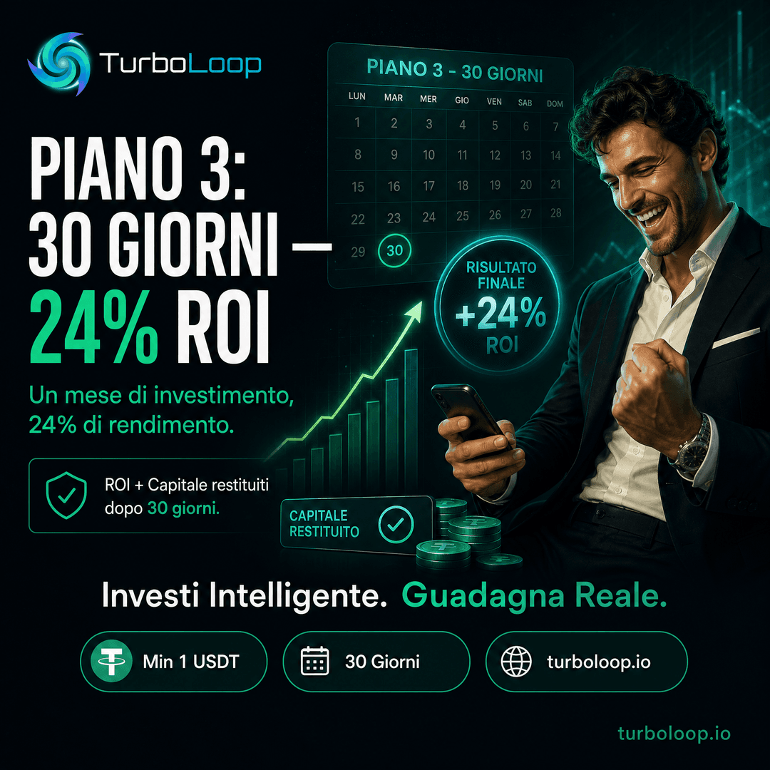 Piano3 30Giorni โ TurboLoop Italian Banner