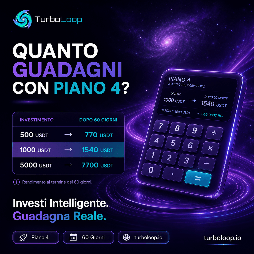 Calcolatore Piano4 โ TurboLoop Italian Banner