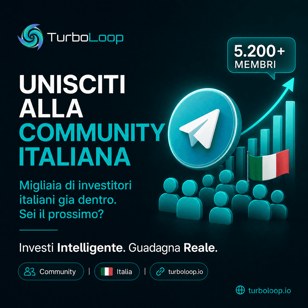 Comunita Telegram โ TurboLoop Italian Banner