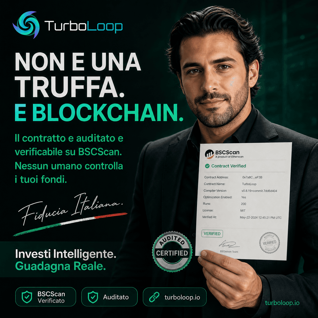 Non E Una Truffa โ TurboLoop Italian Banner