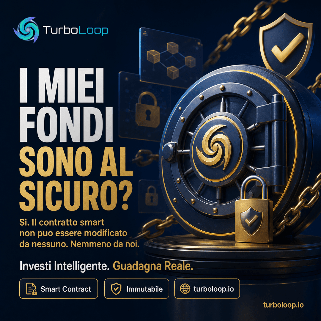 I Miei Fondi Sono Sicuri โ TurboLoop Italian Banner