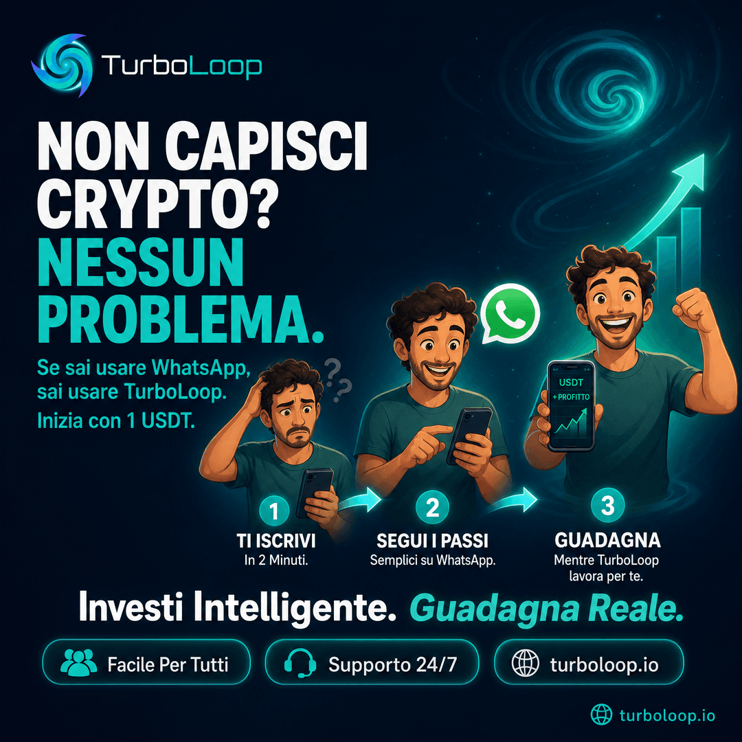 Non Capisco Crypto โ TurboLoop Italian Banner