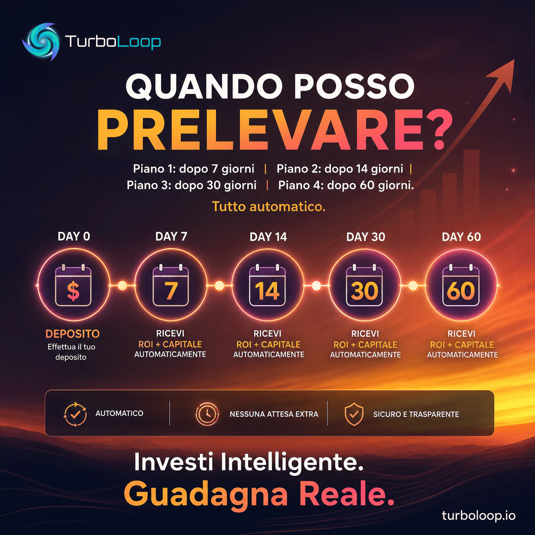 Quando Posso Prelevare โ TurboLoop Italian Banner