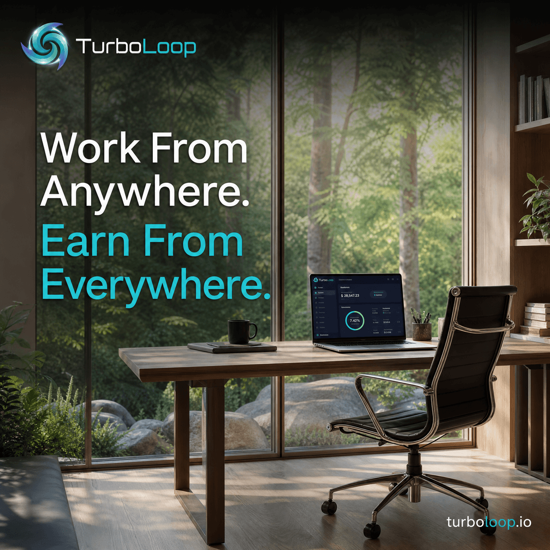 TurboLoop passive income lifestyle — Lifestyle Home Office Dream