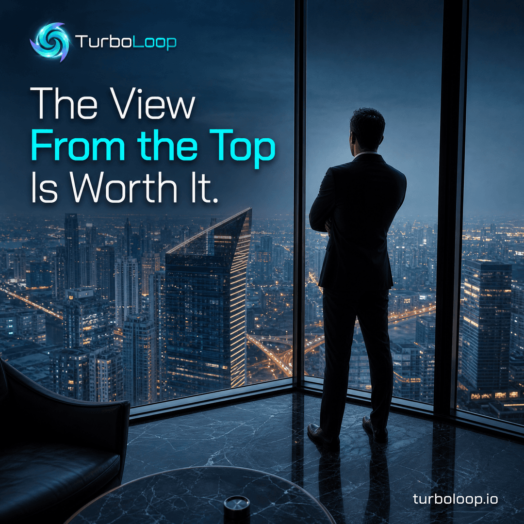 TurboLoop passive income lifestyle — Lifestyle Skyscraper Office