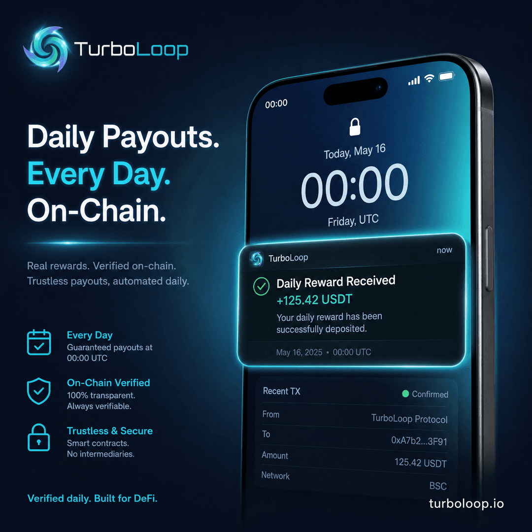 TurboLoop trust & transparency — Objection Daily Payout Real
