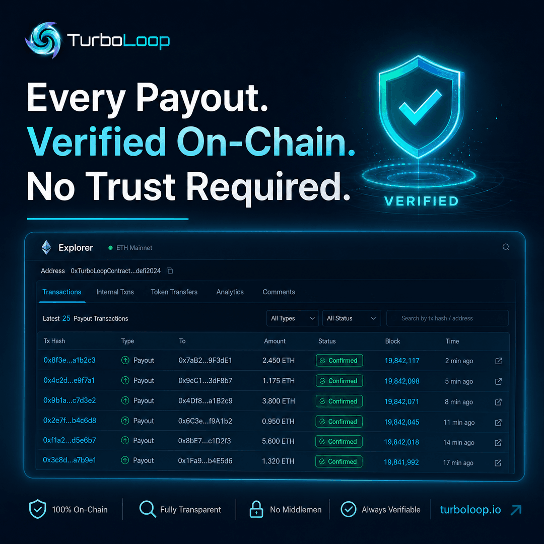 TurboLoop trust & transparency — Objection Proof Of Payments