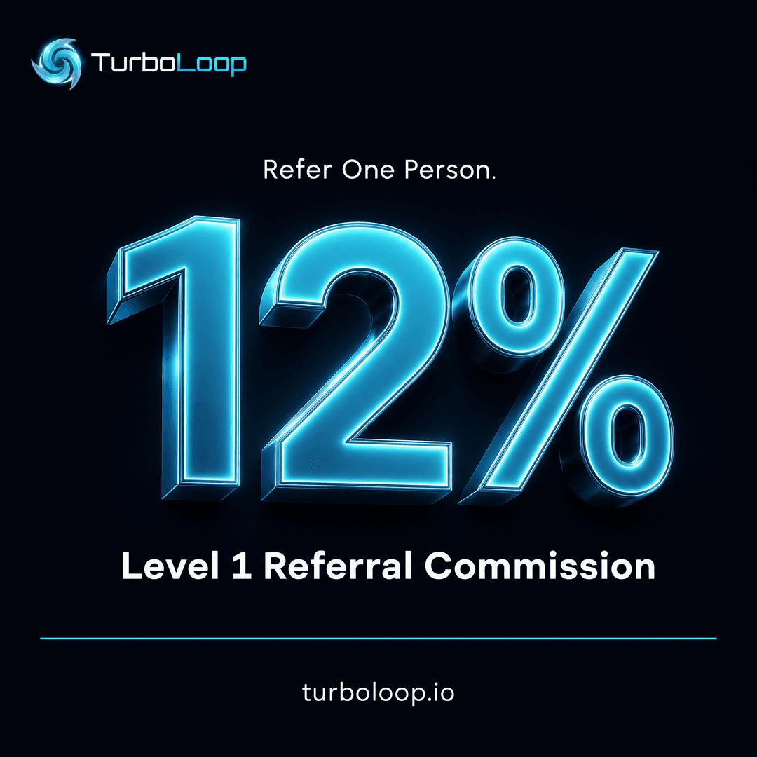 TurboLoop 20-level referral system — Referral Level1 Commission