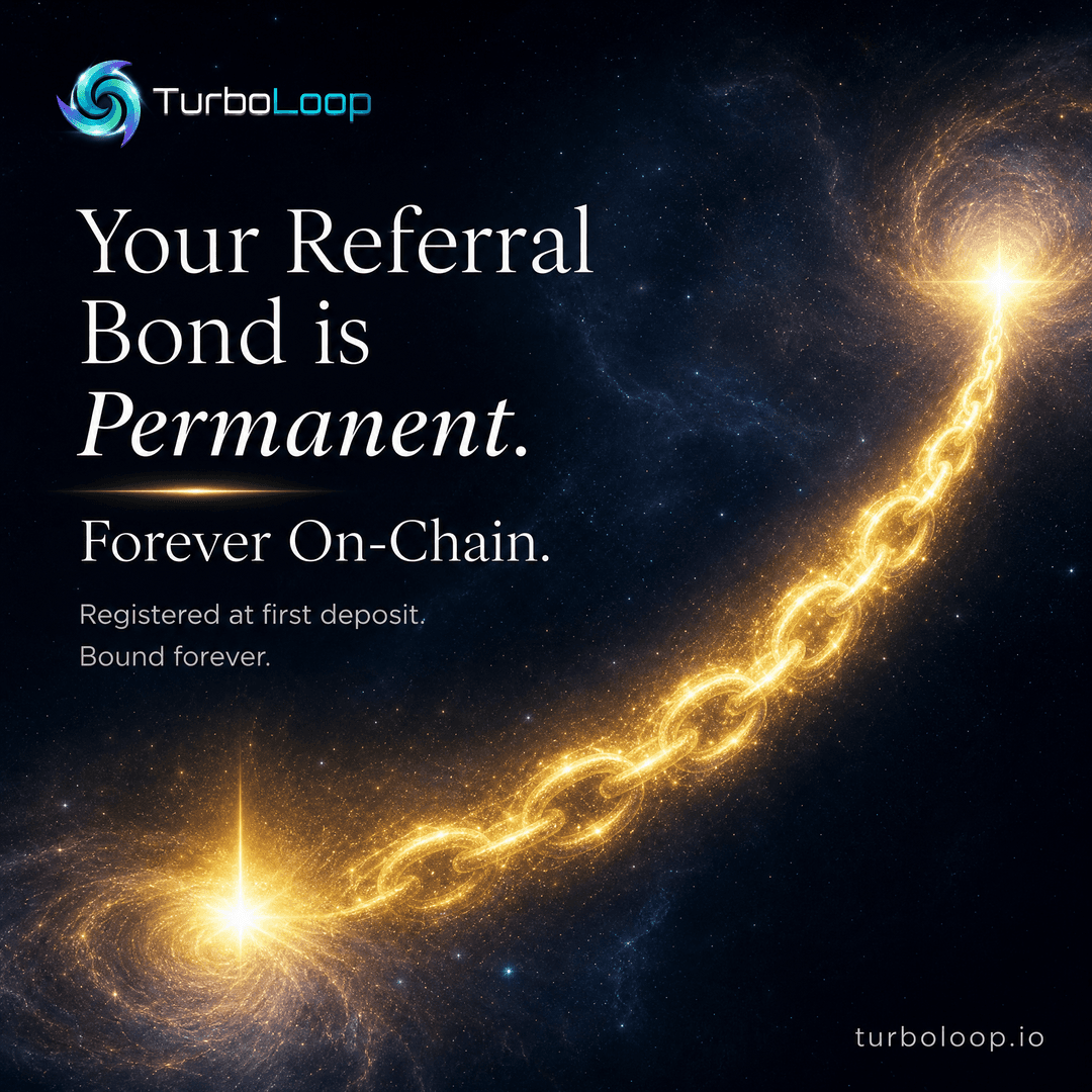 TurboLoop 20-level referral system — Referral Permanent Upline