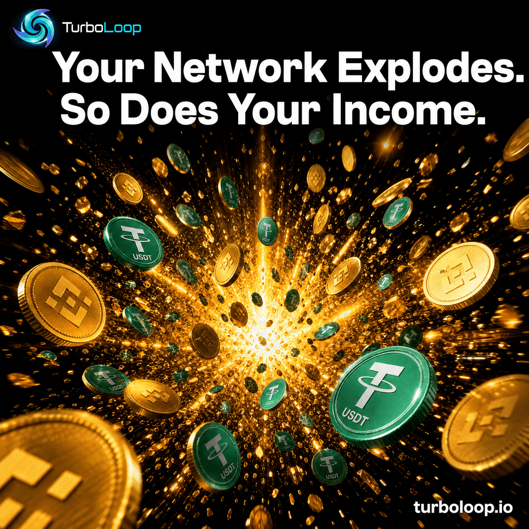 TurboLoop 20-level referral system — Referral Income Explosion