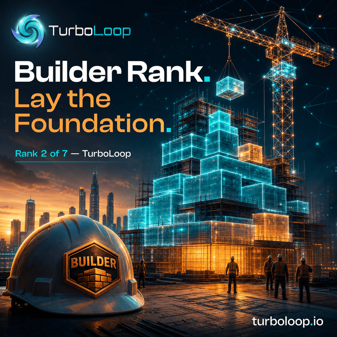 TurboLoop 20-level referral system — Referral Builder Rank