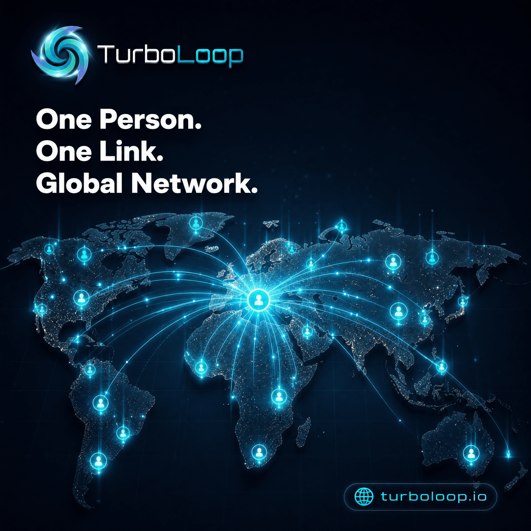 TurboLoop 20-level referral system — Referral Network Map