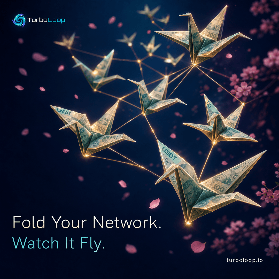 TurboLoop 20-level referral system — Referral Origami Network