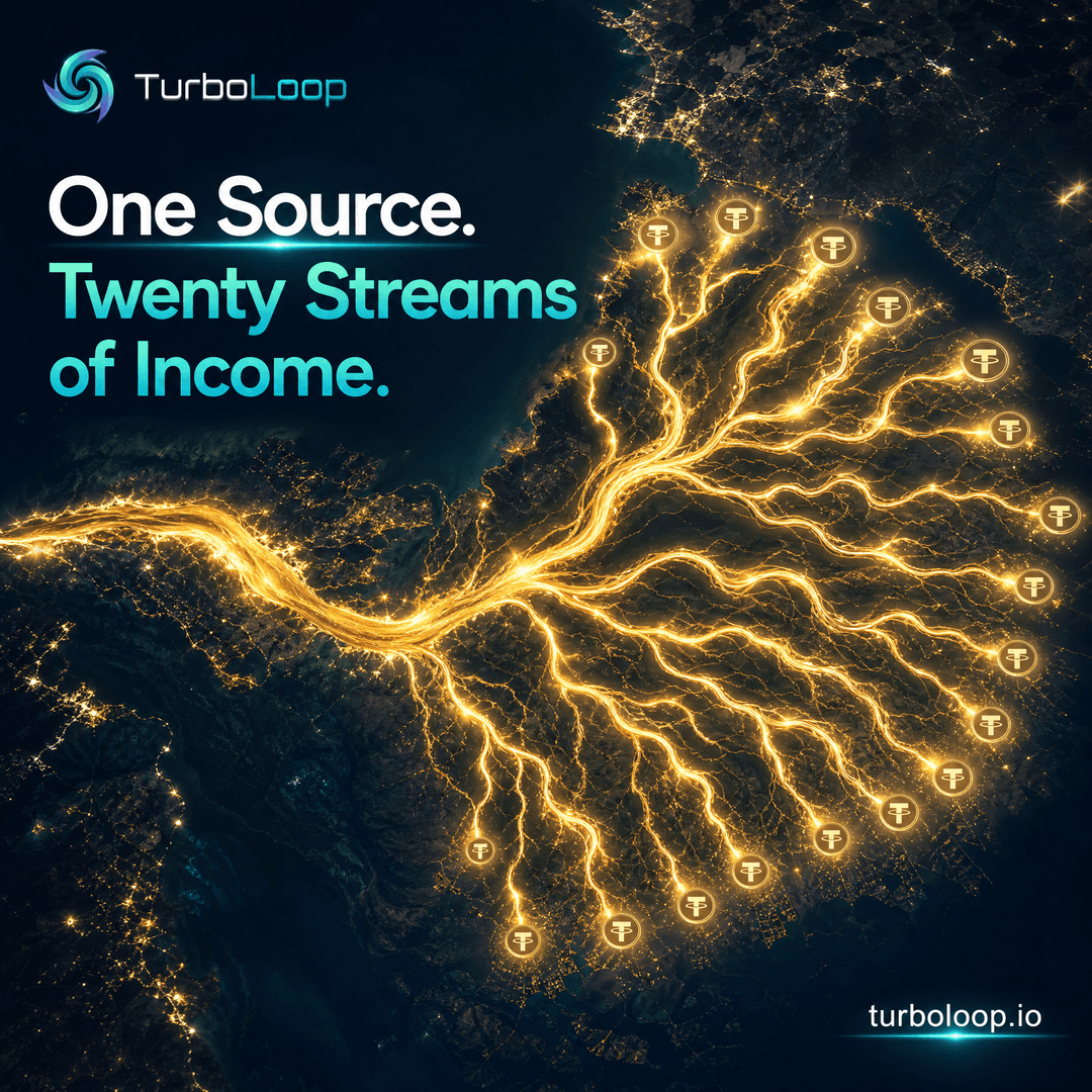 TurboLoop 20-level referral system — Referral River Delta
